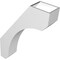 Ekena Millwork 5 1/2-in. W x 22-in. D x 30-in. H Legacy Architectural Grade PVC Knee Brace BRCP055X22X30LEC - alternate 6